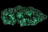 Dark Green, Fibrous Malachite Cluster - Congo #81770-2